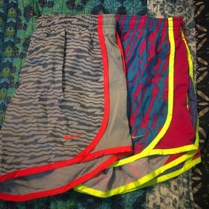 SOLD! 2 NWT Nike Dri-fit girls shorts XL